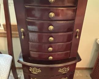 Wood Jeweley Cabinet