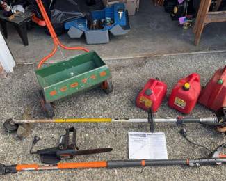 Remington Branch Wizard Saw Scotts Mline Trimmer and Other Yard Tools