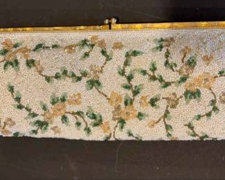 Vintage Beaded Clutch Purse