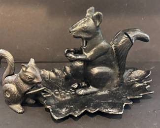 Metal Squirrel Nutcrackers