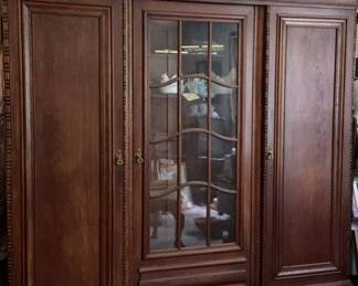 Large Walnut CabinetBookcaseArmoire