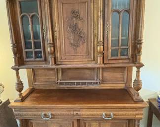 Antique French Style BuffetHutch