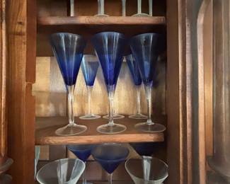 Barware Blue Champagne Glases Champagne Flutes And More