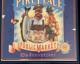 Pikes Place Market 83rd Anniversary Poster
