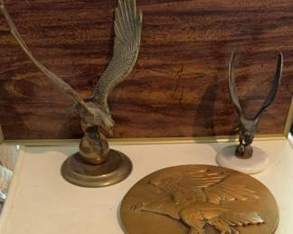 Brass Eagle Figures