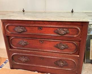 Marble Topped Dresserbuffett