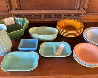 Variety Of American Pottery McCoy Franciscan And More