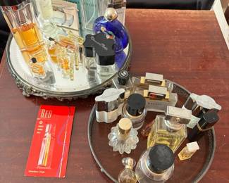 Collection Of Perfume Bottles
