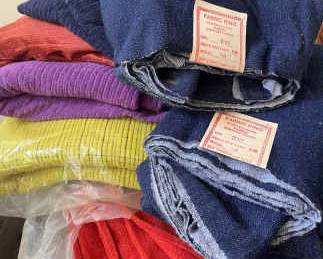 Fabrics Fleece Stretchy And Textured