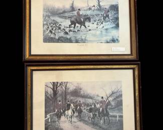 The Bombay Company Hunting Prints