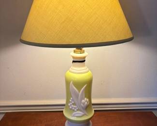 Aladdin Alacite Lily of the Vally Lamp