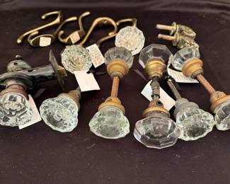 Vintage Glass Doorknobs
