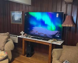 3. Family Room Large Screen TV & Miscellaneous smalls
