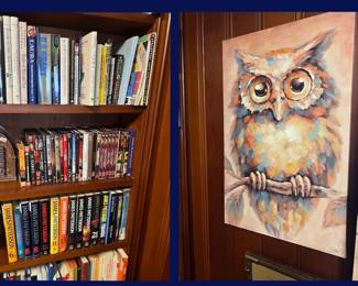 56. Books & Owl Art