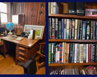 55. Office Desk and Books
