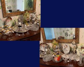 22. Formal Dining Room: Top of Buffet