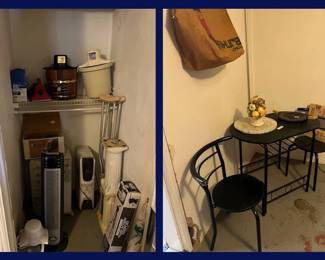71. Apartment Closet and Dining Table & Chairs