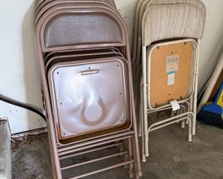 padded folding chairs