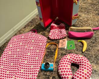American Girl "Travel in Style" luggage, & accessories