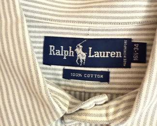 Ralph Lauren mens' shirts; 16 1/2 - 34
