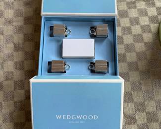 Wedgwood placecard holders, 2 boxes of 4