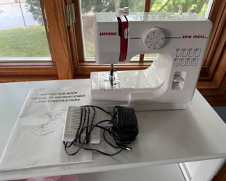 Janome mini sewing machine
