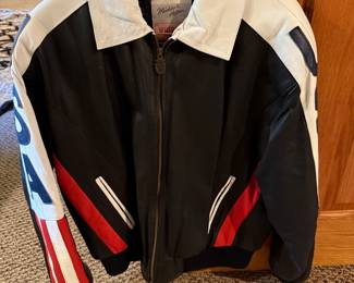 Vintage Michael Hoban USA leather jacket