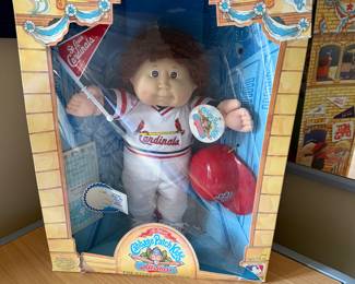 St Louis Cardinals Cabbage Patch doll; CPK Stadium All Stars