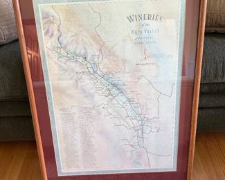 Napa Valley wineries map