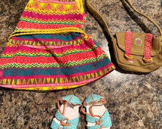 American Girl Lea Clark's "Girl of the Year" Meet Dress & accessories