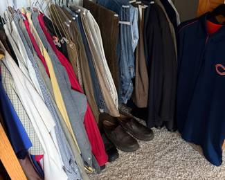 Mens' clothing, 16 1/2 x 34