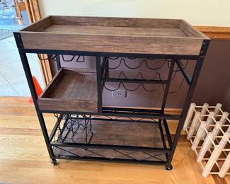 Industrial Bar Cart