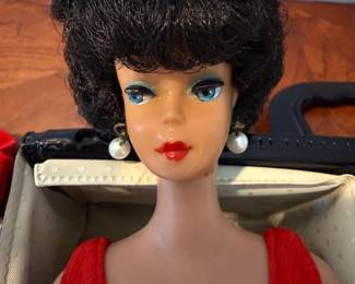 Vintage Jet Black Barbie Bubble Cut