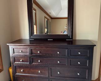 Ethan Allen mirrored dresser