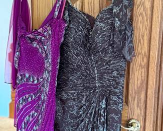 Evening gowns, size 12-14