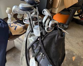 Great Big Bertha golf clubs & bag