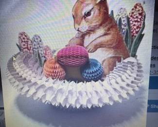 1928 Easter Tissue popup cards. Postcards. https://modestlambestatesales.hibid.com/