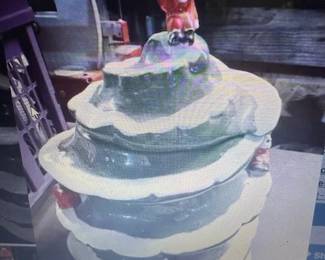 Christmas cookie jar. https://modestlambestatesales.hibid.com/