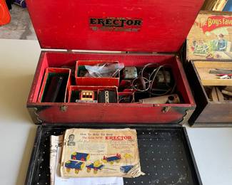 Vintage erector sets