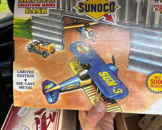 Die cast airplanes and automobiles