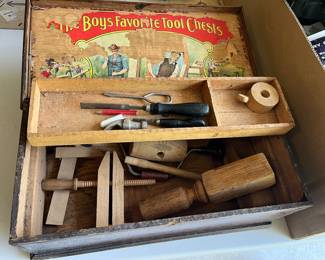 Antique 1910 toolbox