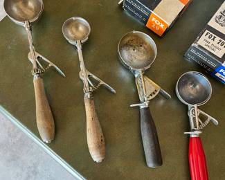 vintage ice cream scoops