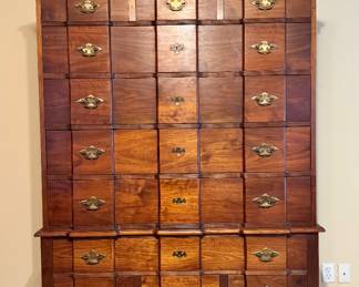 Custom/bench-made colonial style chest on chest from Galtlinburg, TN craftsman