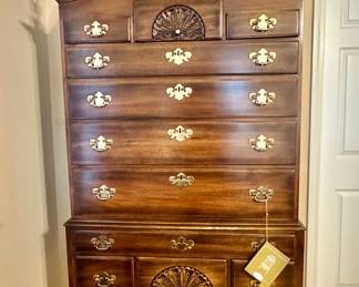 Henkle Harris Statton Collection highboy chest