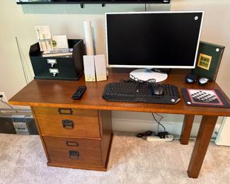 Desk, Monitor, Keyboard and Mouse set