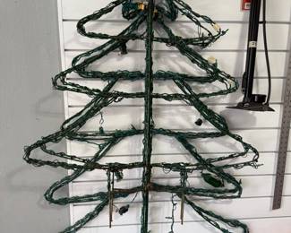 Lighted Christmas Tree Yard Art