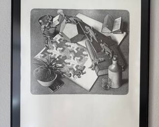 “Still Life with Reptiles” by MC Escher