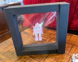 Gregory Burgard Robot Art Glass Pendant