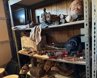 Large collection of African Benin artifacts