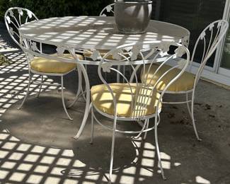 Wrought Iron Patio Set